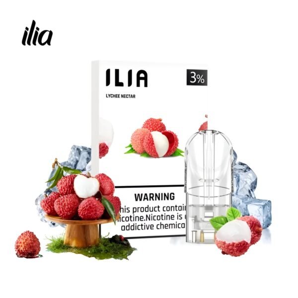 ILIA煙彈-荔枝甘露 ILIA煙彈 哩啞霧化彈 通用悅刻Relx主機一代 3顆/盒