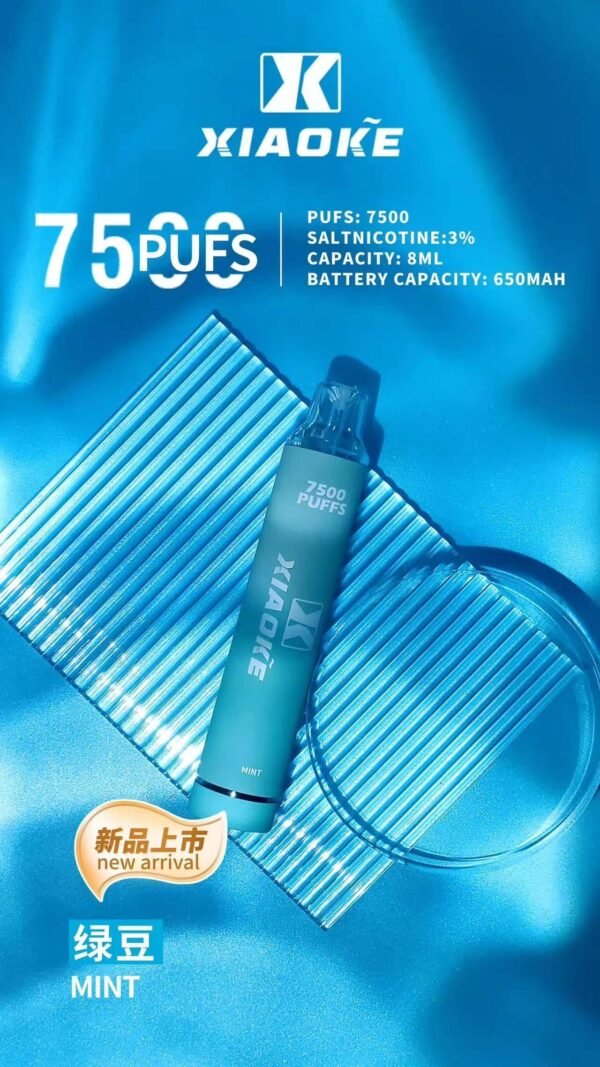 13-1.jpg XIAOKE 7500 PUFFS 梟客棄式抛電子煙 一次性霧化桿推薦·