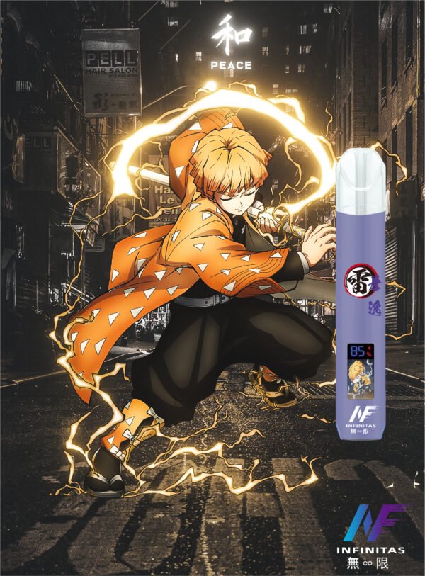 🔥 INF無限主機 鬼滅之刃聯名電子煙桿｜一代通用霧化桿推薦