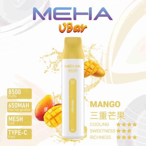 Meha Vbar 8500 Puffs 拋棄式電子煙 台灣一次性電子煙推薦 現貨