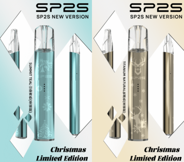 sp2s聖誕限定主機 鈦主機 一代煙彈 -代煙彈通用 台灣限定款 sp2聖誕主機-(聖誕款)